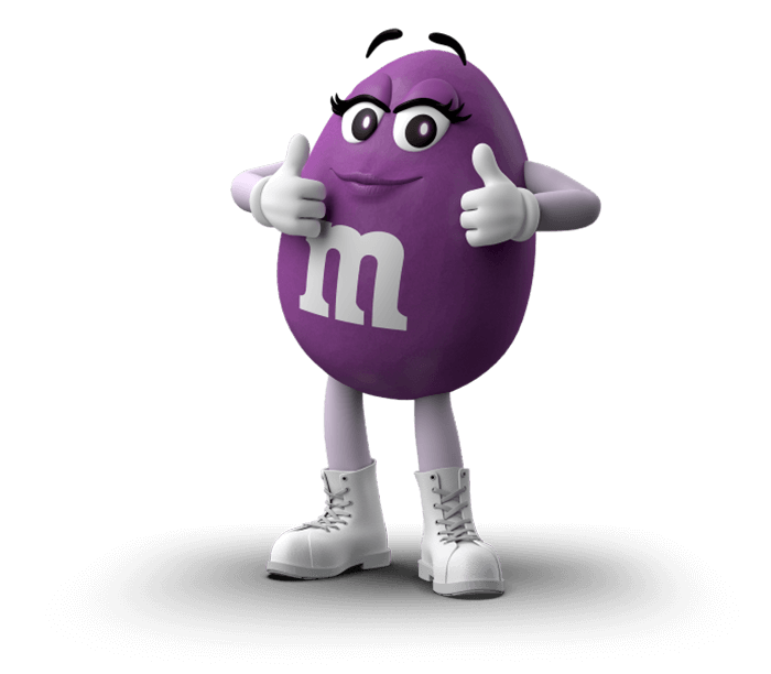 M&M'S Purple Character